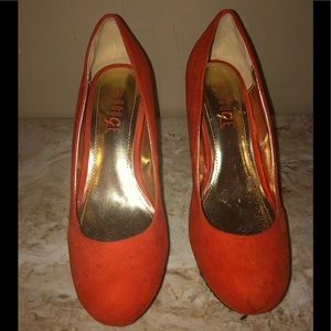 Orange heels